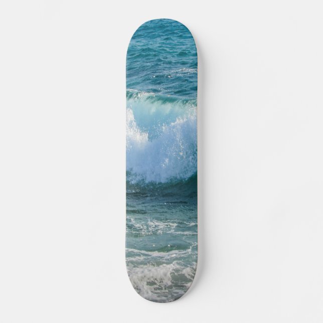 Awesome Wave sea shore nautical ocean Skateboard (Front)