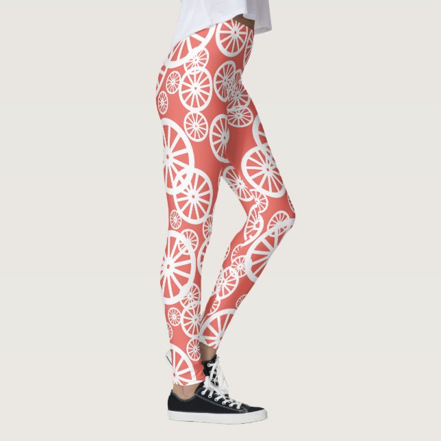 Awesome Wheel Circle Pattern Leggings (Right)