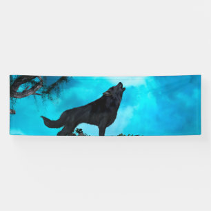 Awesome wolf banner