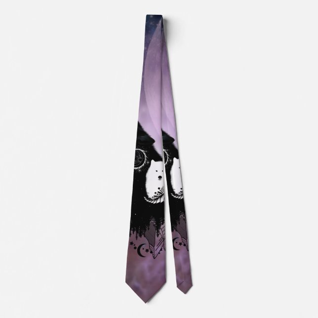 Awesome wolves tie (Front)