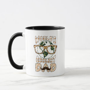 Awesome world's Greatest Dad word art Mug