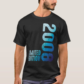Awesome Year 2008 Birth Vintage Since 2008 Retro 2 T-Shirt