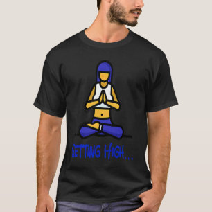 AWESOME YOGA GETTING HIGH GRAPHIC FOR YOGA T-Shirt