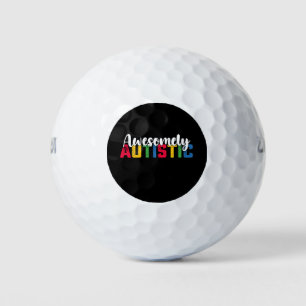Awesomely Autistic Autism Biy Girl Family Golf Balls