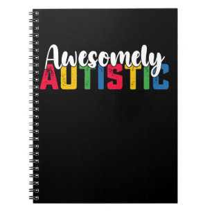 Awesomely Autistic Autism Biy Girl Family Notebook