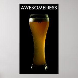 AWESOMENESS beer poster