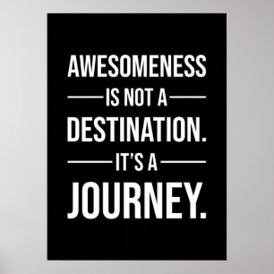 Awesomeness - Funny Gym, Hustle, Success Poster