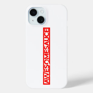 Awesomesauce Stamp iPhone 15 Case