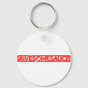 Awesomesauce Stamp Key Ring