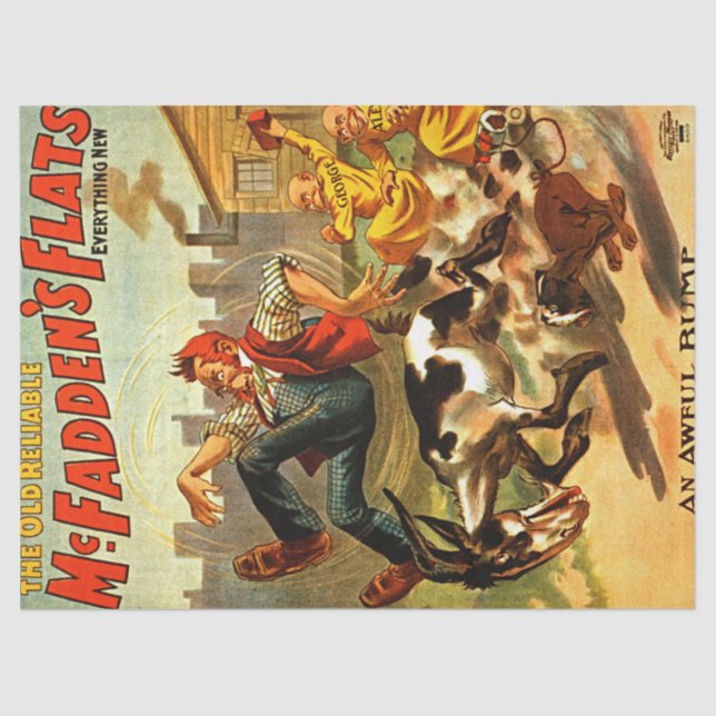 Awful Bump Decoupage Tissue Paper (Front)