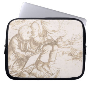 Awful Protection Against Midges, 1853 (pen & brown Laptop Sleeve