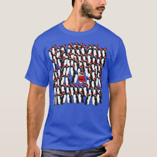 Awkward Christmas Party for Santa Penguins T-Shirt
