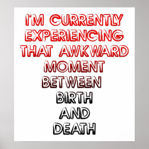 Awkward Moment Funny Poster