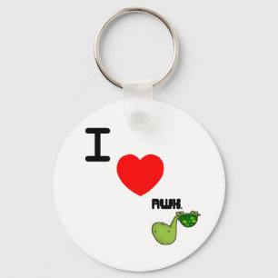 awkward turtle love key ring