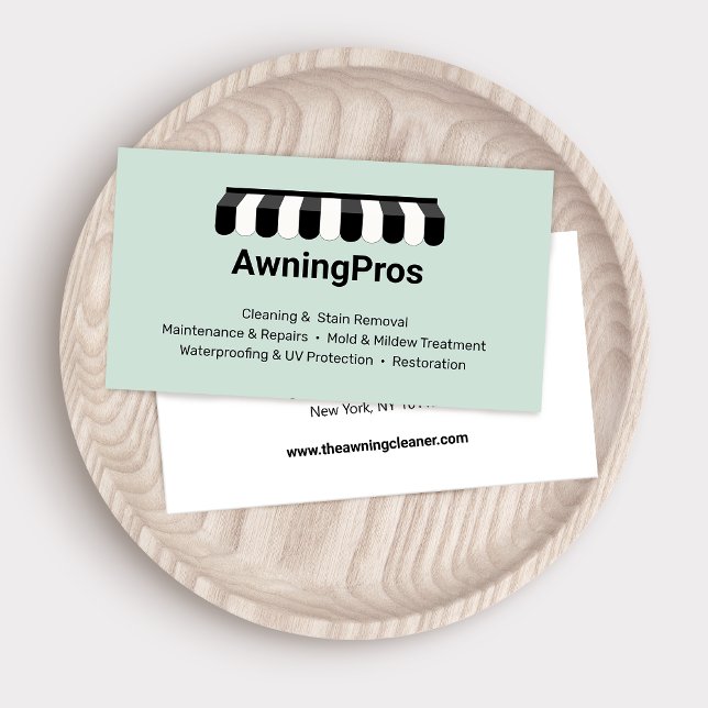 Awning Cleaner  Business Card (Creator Uploaded)