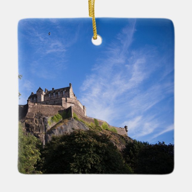 aWorld2Celebrate: Edinburgh, Scotland Ceramic Ornament (Front)