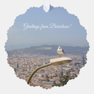 aWorld2Celebrate: Greetings from Barcelona! Tree Decoration Card