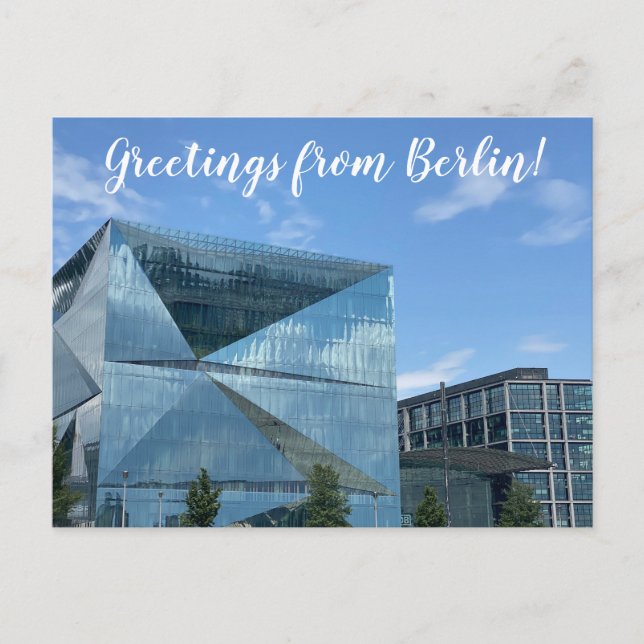 aWorld2Celebrate: Greetings from Berlin! Postcard (Front)