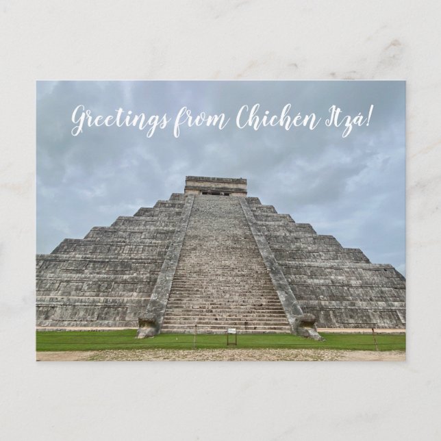 aWorld2Celebrate: Greetings from Chichén Itzá!  Postcard (Front)