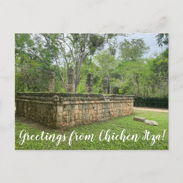 aWorld2Celebrate: Greetings from Chichén Itzá! Postcard (Front)