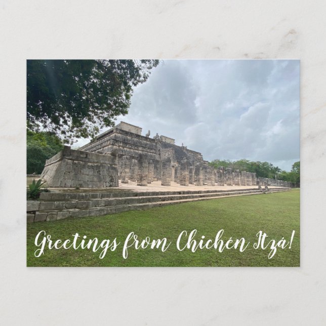 aWorld2Celebrate: Greetings from Chichén Itzá!  Postcard (Front)