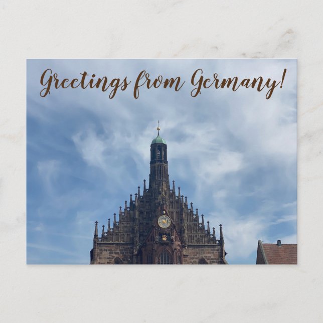 aWorld2Celebrate: Greetings from Germany! Postcard (Front)