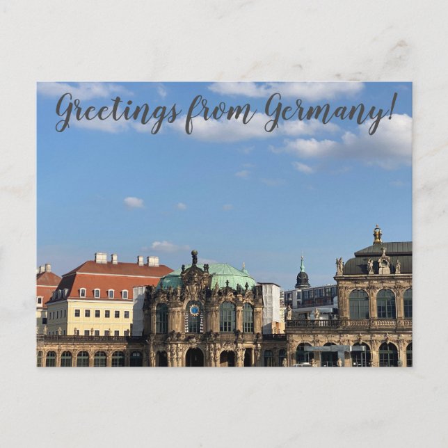 aWorld2Celebrate: Greetings from Germany! Postcard (Front)