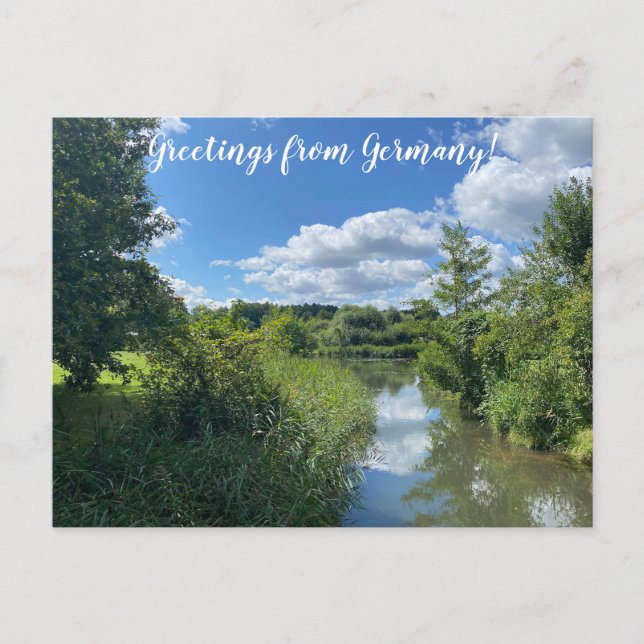 aWorld2Celebrate: Greetings from Germany! Postcard (Front)