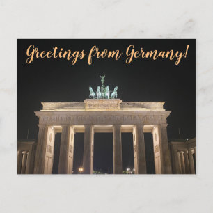 aWorld2Celebrate: Greetings from Germany! Postcard