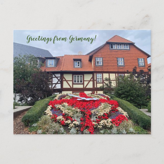 aWorld2Celebrate: Greetings from Germany! Postcard (Front)