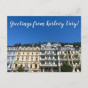 aWorld2Celebrate: Greetings from Karlovy Vary! Postcard