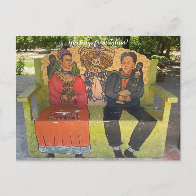 aWorld2Celebrate: Greetings from Tulum! Postcard (Front)