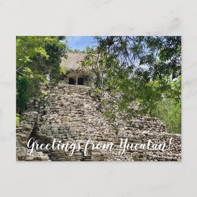 aWorld2Celebrate: Greetings from Yucatán!  Postcard (Front)