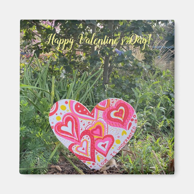 aWorld2Celebrate: Happy Valentine's Day!  Magnet (Front)