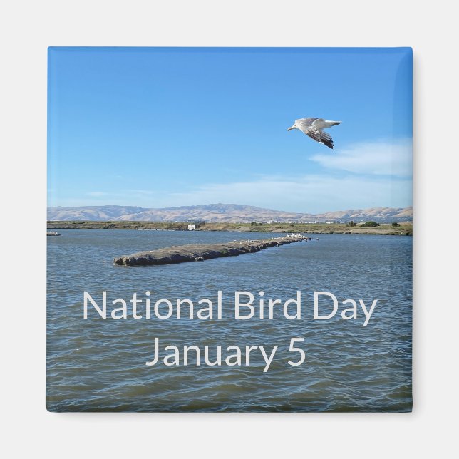 aWorld2Celebrate: National Bird Day Magnet (Front)