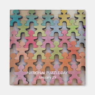 aWorld2Celebrate: National Puzzle Day Magnet