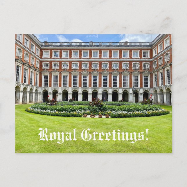 aWorld2Celebrate: Royal Greetings! Postcard (Front)