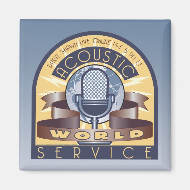 AWS 2-Inch Square Magnet (Front)