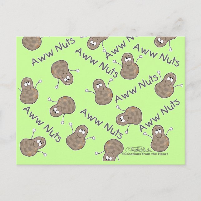 Aww Nuts Collage Postcard (Front)