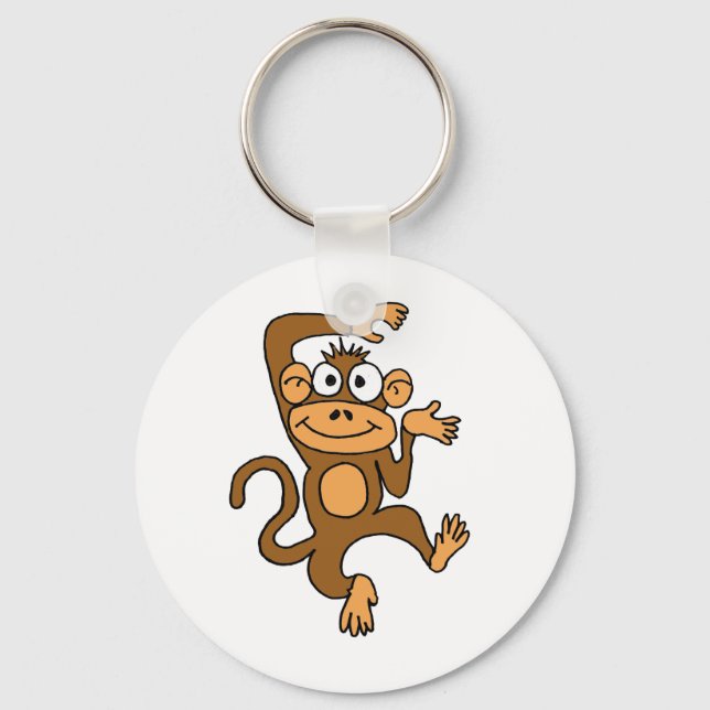 AX- Happy Dancing Monkey Key Ring (Front)