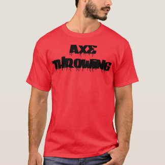 ax throwing black T-Shirt
