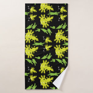 Axaotl Salamander Kids Gift Bath Towel