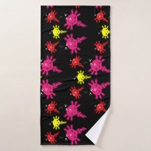 Axaotl Salamander Kids Gift Bath Towel