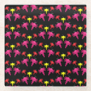Axaotl Salamander Kids Gift Glass Coaster