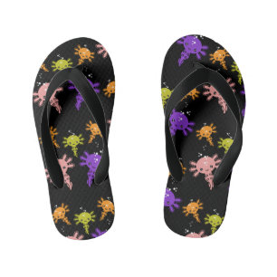 Axaotl Salamander Kids Gift Kid's Thongs