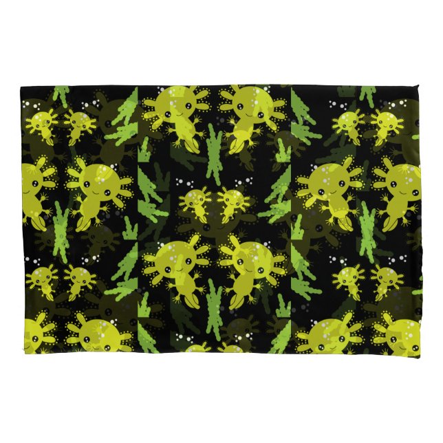 Axaotl Salamander Kids Gift Pillowcase (Front)