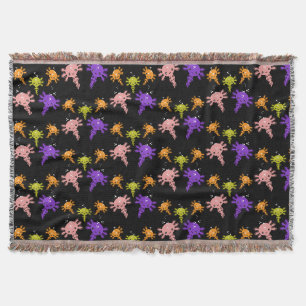 Axaotl Salamander Kids Gift Throw Blanket