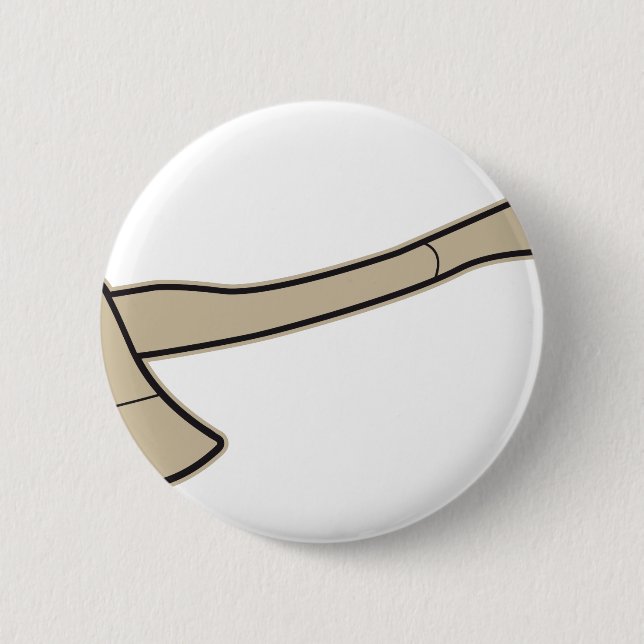 axe 6 cm round badge (Front)