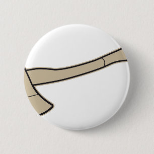 axe 6 cm round badge