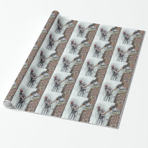 Axe Man no chainsaw Wrapping Paper